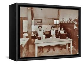 Cookery Lesson, Morden Terrace School, Greenwich, London, 1908-null-Framed Stretched Canvas