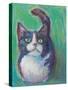 Cookie Bean Green-Mary Urban-Stretched Canvas