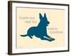 Cookie Crumbles-Dog is Good-Framed Art Print