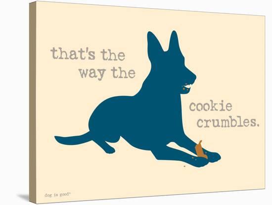 Cookie Crumbles-Dog is Good-Stretched Canvas