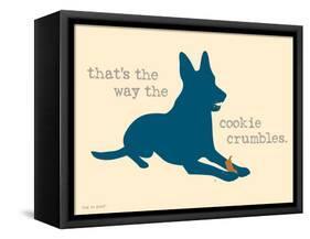 Cookie Crumbles-Dog is Good-Framed Stretched Canvas