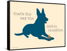 Cookie Crumbles-Dog is Good-Framed Stretched Canvas