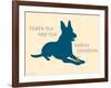 Cookie Crumbles-Dog is Good-Framed Art Print