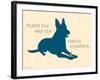 Cookie Crumbles-Dog is Good-Framed Art Print