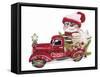 Cookie Delivery Snowman-Sheena Pike Art And Illustration-Framed Stretched Canvas
