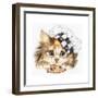 Cookie Kitten-Karen Middleton-Framed Giclee Print