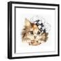 Cookie Kitten-Karen Middleton-Framed Giclee Print