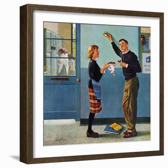 "Cookie Tester," May 28, 1960-George Hughes-Framed Giclee Print