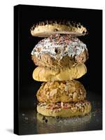 Cookies in a stack-Rick Gayle-Stretched Canvas