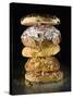 Cookies in a stack-Rick Gayle-Stretched Canvas