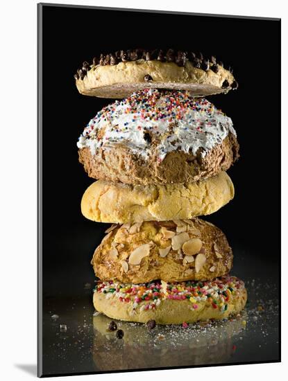 Cookies in a stack-Rick Gayle-Mounted Photographic Print