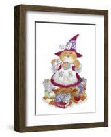 Cookin' Cat-Bill Bell-Framed Giclee Print