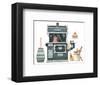 Cookin' with Wood-Lisa Danielle-Framed Art Print