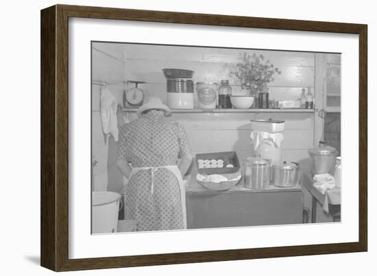 Cooking Biscuits-Marion Post Wolcott-Framed Art Print