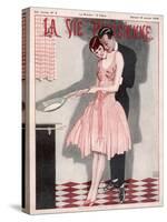 Cooking Crepes 1926-null-Stretched Canvas