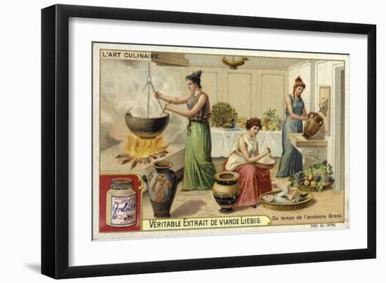 Cooking in Ancient Greece-null-Framed Giclee Print