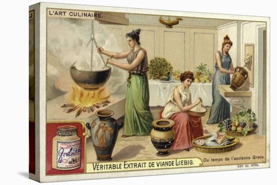Cooking in Ancient Greece-null-Stretched Canvas