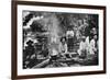 Cooking on a Raft, Paraguay, 1911-null-Framed Giclee Print