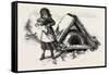 Cooking Outdoors, Canada, Nineteenth Century-null-Framed Stretched Canvas