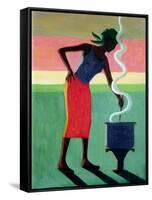 Cooking Rice, 2001-Tilly Willis-Framed Stretched Canvas