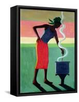 Cooking Rice, 2001-Tilly Willis-Framed Stretched Canvas
