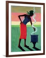 Cooking Rice, 2001-Tilly Willis-Framed Giclee Print