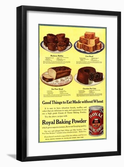 Cooking Royal Baking Powder, USA, 1910-null-Framed Giclee Print