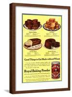 Cooking Royal Baking Powder, USA, 1910-null-Framed Giclee Print
