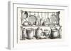 Cooking Utensils from Pompeii in the Museum at Naples-null-Framed Giclee Print