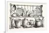 Cooking Utensils from Pompeii in the Museum at Naples-null-Framed Giclee Print