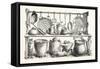 Cooking Utensils from Pompeii in the Museum at Naples-null-Framed Stretched Canvas