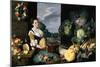 Cookmaid with Still Life of Vegetables and Fruit-Sir Nathaniel Bacon-Mounted Giclee Print