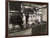 Cooks at the Broiler in the Kitchen of the Hotel Commodore, 1919-Byron Company-Framed Giclee Print