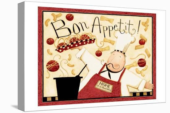 Cooks Bon Appetit-Dan Dipaolo-Stretched Canvas