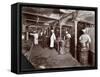 Cooks Working in the Kitchen at Maillard's Chocolate Manufacturers, 116-118 West 25th Street, New…-Byron Company-Framed Stretched Canvas