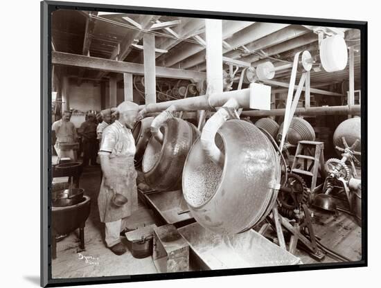 Cooks Working in the Kitchen at Maillard's Chocolate Manufacturers, 116-118 West 25th Street, New…-Byron Company-Mounted Giclee Print