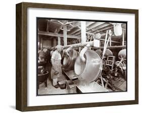 Cooks Working in the Kitchen at Maillard's Chocolate Manufacturers, 116-118 West 25th Street, New…-Byron Company-Framed Giclee Print