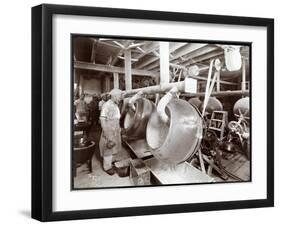 Cooks Working in the Kitchen at Maillard's Chocolate Manufacturers, 116-118 West 25th Street, New…-Byron Company-Framed Giclee Print