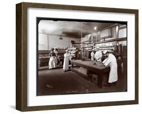 Cooks Working in the Kitchen at Maillard's Chocolate Manufacturers, 116-118 West 25th Street, New…-Byron Company-Framed Giclee Print