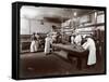 Cooks Working in the Kitchen at Maillard's Chocolate Manufacturers, 116-118 West 25th Street, New…-Byron Company-Framed Stretched Canvas