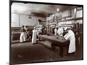 Cooks Working in the Kitchen at Maillard's Chocolate Manufacturers, 116-118 West 25th Street, New…-Byron Company-Mounted Giclee Print