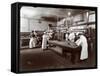 Cooks Working in the Kitchen at Maillard's Chocolate Manufacturers, 116-118 West 25th Street, New…-Byron Company-Framed Stretched Canvas