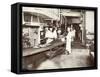 Cooks Working in the Kitchen of the Waldorf Astoria Hotel at 34th Street an-Byron Company-Framed Stretched Canvas