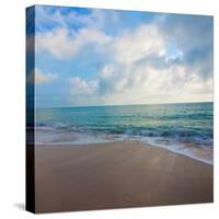 Cool Beach Square II-Susan Bryant-Stretched Canvas