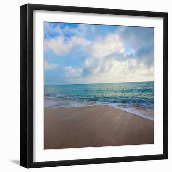 Cool Beach Square II-Susan Bryant-Framed Photographic Print