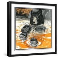 Cool Bear-Charles Bull-Framed Giclee Print