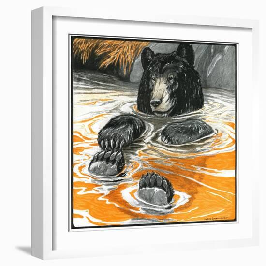 Cool Bear-Charles Bull-Framed Giclee Print