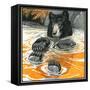 Cool Bear-Charles Bull-Framed Stretched Canvas