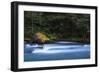Cool Blue Waters Of North Fork Of Nooksack River Along Horseshoe Bend Trail In Glacier Washington-Jay Goodrich-Framed Photographic Print