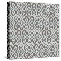 Cool Boardwalk Ikat-Sharon Turner-Stretched Canvas